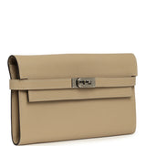 Hermes Kelly Long Wallet Trench Epsom Palladium Hardware - Thumbnail View 2