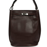 Pre-owned Hermes So Kelly 26 Havane Evercalf Palladium Hardware - Thumbnail View 1