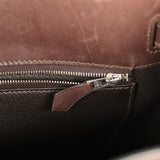 Pre-owned Hermes So Kelly 26 Havane Evercalf Palladium Hardware - Thumbnail View 9