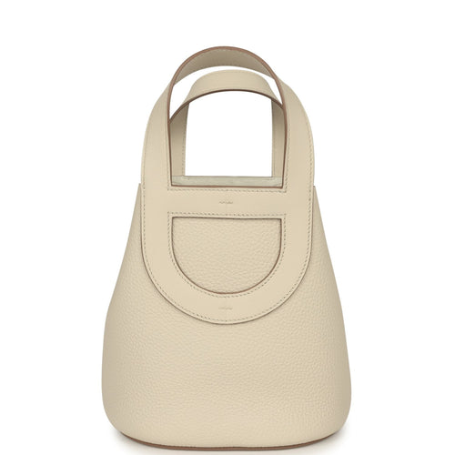 Hermes In-The-Loop 18 Beton Clemence, Swift Gold Hardware