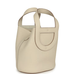 Hermes In-The-Loop 18 Beton Clemence, Swift Gold Hardware