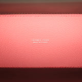 Hermes Kelly Danse Rose Azalee Verso Evercolor Palladium Hardware - Thumbnail View 9