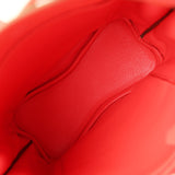 Pre-owned Hermes So Kelly 22 Sanguine, Rose Jaipur Eclat Clemence Palladium Hardware - Thumbnail View 9