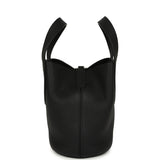 Hermes In-The-Loop 18 Black Clemence, Swift Palladium Hardware - Thumbnail View 3
