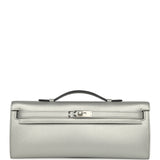 Hermes Kelly Cut Argent Chevre Chamkilight Palladium Hardware - Thumbnail View 1
