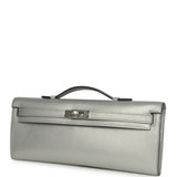 Hermes Kelly Cut Argent Chevre Chamkilight Palladium Hardware - Thumbnail View 6