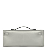 Hermes Kelly Cut Argent Chevre Chamkilight Palladium Hardware - Thumbnail View 4