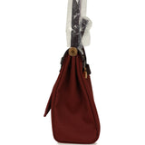 Hermes Herbag Zip 31 PM Rouge H Militaire Canvas, Rouge Sellier Vache Hunter Gold Hardware - Thumbnail View 3