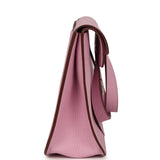 Hermes Halzan 25 Mauve Sylvestre Clemence Palladium Hardware - Thumbnail View 3
