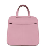 Hermes Halzan 25 Mauve Sylvestre Clemence Palladium Hardware - Thumbnail View 9