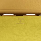 Hermes Petit H Robot Cube Minaudiere Jaune Citron Epsom, Beton, Vert D'eau Matte Alligator Mississippiensis Mixed Metal Hardware - Thumbnail View 10