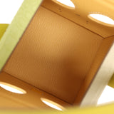 Hermes Petit H Robot Cube Minaudiere Jaune Citron Epsom, Beton, Vert D'eau Matte Alligator Mississippiensis Mixed Metal Hardware - Thumbnail View 11