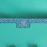 Pre-owned Hermes Jige Elan 29 Bleu Paon Swift, Mykonos Varanus Niloticus Lizard Touch - Thumbnail View 7