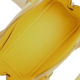 Hermes 1923 Bolide Mini Jaune Citron Ostrich Palladium Hardware - Thumbnail View 8