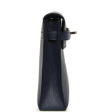 Pre-owned Hermes Kelly Elan Bleu Saphir Chevre Chamkila Palladium Hardware - Thumbnail View 3