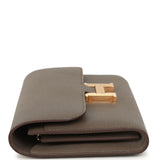Pre-owned Hermes Constance Long Wallet Etain Epsom Gold Hardware - Thumbnail View 4