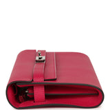 Pre-owned Hermes Kelly Wallet To Go Rose Mexico Chevre Palladium Hardware - Thumbnail View 4