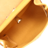 Hermes Herbag Zip 20 Mini Paille Toile Militaire Canvas, Vache Hunter Palladium Hardware - Thumbnail View 10