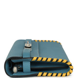 Hermes Kelly To Go Tressage Wallet Blue Jean Epsom, Sun Swift Palladium Hardware - Thumbnail View 5