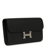 Hermes Constance Wallet To Go Black Epsom Palladium Hardware - Thumbnail View 2