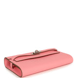 Hermes Kelly Wallet To Go Rose Confetti Epsom Palladium Hardware - Thumbnail View 3
