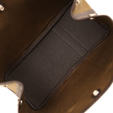 Hermes Garden Party 30 Vert Loden Toile Officier Canvas, Bai Brun Negonda Palladium Hardware - Thumbnail View 7