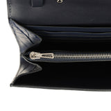 Pre-owned Hermes Constance Wallet To Go Bleu Indigo Matte Alligator Palladium Hardware - Thumbnail View 9