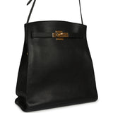 Vintage Hermes Kelly Sport 29 GM Black Ardennes Gold Hardware - Thumbnail View 2