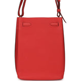 Pre-owned Hermes So Kelly 22 Rouge Pivoine Togo Gold Hardware - Thumbnail View 4