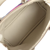 Pre-owned Hermes "Zig Zag" 1923 Bolide Mini Craie Swift Palladium - Thumbnail View 8