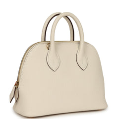 Hermes 1923 Bolide Mini Nata Chevre Mysore Gold Hardware