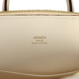 Hermes 1923 Bolide Mini Nata Chevre Mysore Gold Hardware - Thumbnail View 9