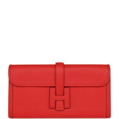 Hermes Jige Elan 29 Rouge Tomate Swift