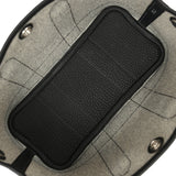 Hermes Garden Party Neo 23 Black-Ecru Toile H Canvas, Black Negonda Palladium Hardware - Thumbnail View 7