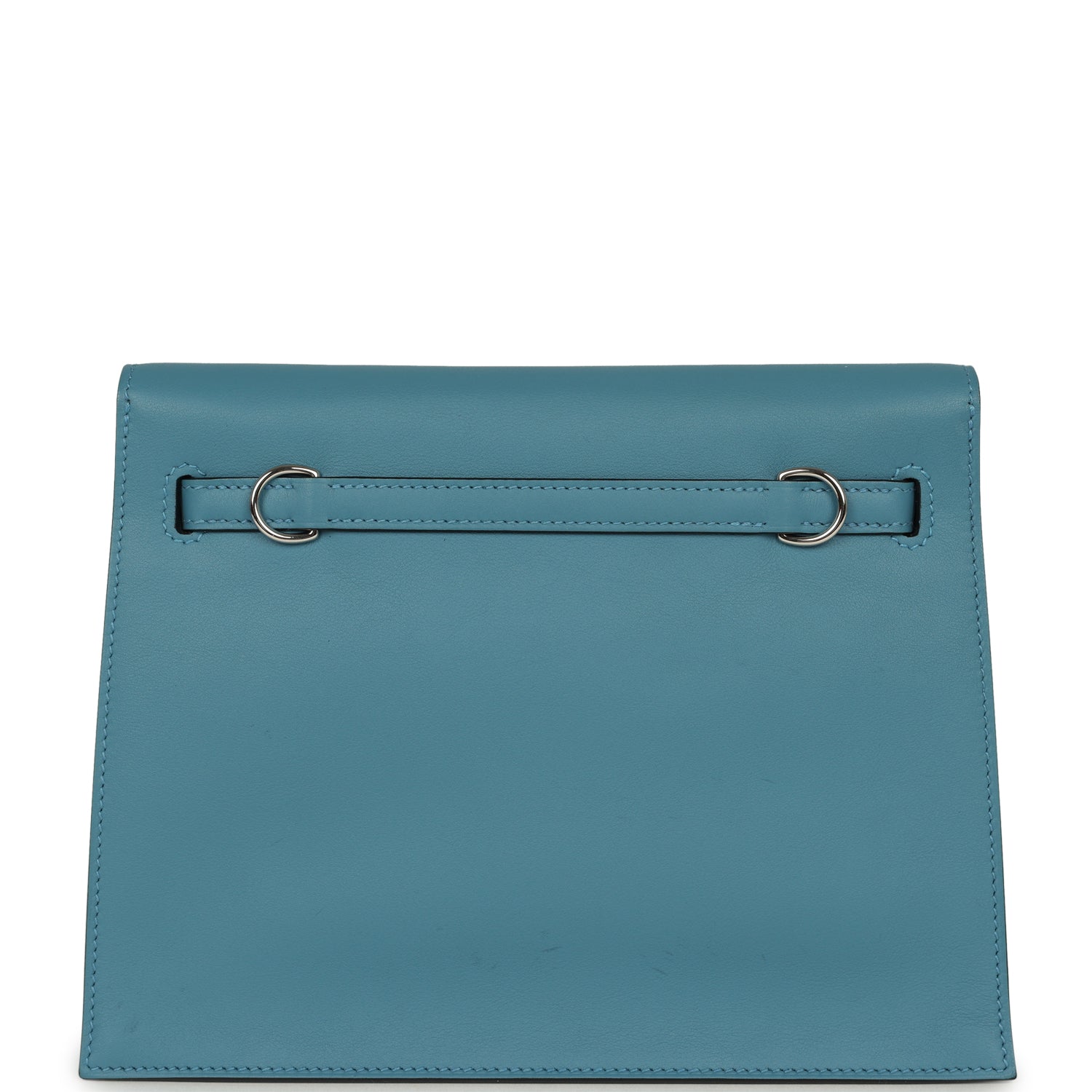 Pre-owned Hermes Kelly Danse Anate Blue Jean Swift Swift Palladium Har