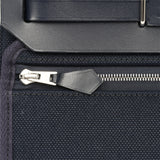 Hermes Herbag Zip 20 Mini Bleu Indigo Toile Militaire Canvas, Vache Hunter Palladium Hardware - Thumbnail View 9