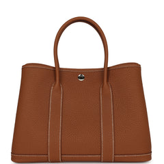 Hermes Garden Party 30 Gold Negonda Palladium Hardware