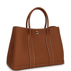 Hermes Garden Party 30 Gold Negonda Palladium Hardware