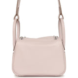 Hermes Mini Lindy Mauve Pale Verso Swift Palladium Hardware - Thumbnail View 4
