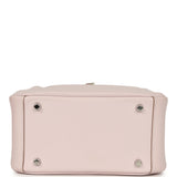 Hermes Mini Lindy Mauve Pale Verso Swift Palladium Hardware - Thumbnail View 6