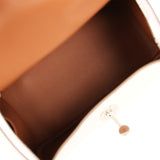 Hermes Mini Lindy Mauve Pale Verso Swift Palladium Hardware - Thumbnail View 9