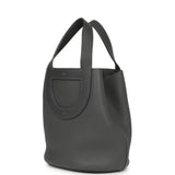 Hermes In-The-Loop 18 Gris Meyer Clemence, Swift Enamel Hardware - Thumbnail View 5
