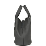 Hermes In-The-Loop 18 Gris Meyer Clemence, Swift Enamel Hardware - Thumbnail View 3