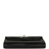 Hermes Kelly Wallet To Go Black Matte Alligator Palladium Hardware - Thumbnail View 5