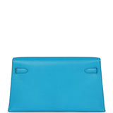Hermes Kelly Elan Bleu Frida Chevre Chamkila Palladium Hardware - Thumbnail View 4