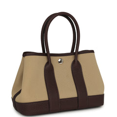 Hermes Garden Party Neo 23 Trench Toile H, Rouge Sellier Negonda Palladium Hardware