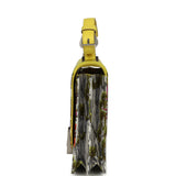 Hermes "Sieste Au Paradis" 2002 20 Multicolor Printed Silk, Lime Swift Palladium Hardware - Thumbnail View 5