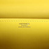 Hermes "Sieste Au Paradis" 2002 20 Multicolor Printed Silk, Lime Swift Palladium Hardware - Thumbnail View 9