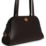 Hermes Tablier Sellier Ebene Vache Hunter, Swift, Toile Militaire Gold Hardware - Thumbnail View 2