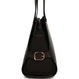 Hermes Tablier Sellier Ebene Vache Hunter, Swift, Toile Militaire Gold Hardware - Thumbnail View 3